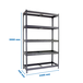 Étagère charge moyenne 500 à 600kg - 2000x2400x450 - 5 niveaux Gris - SIMON RACK - 8435104976043