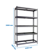 Étagère charge moyenne 500 à 600kg - 2000x2400x600 - 5 niveaux Gris - SIMON RACK - 8435104976050