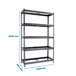 Étagère charge moyenne 500 à 600kg - 2000x2400x900 - 5 niveaux Gris - SIMON RACK - 8435104976067