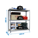 Étagère charge moyenne 500 à 600kg - 2000x2400x600 - 3 niveaux Gris/Bois - SIMON RACK - 8435104976142