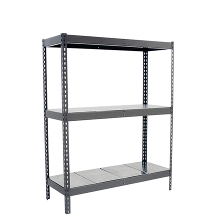 Étagère charge moyenne 500 à 600kg - 2000x1800x900 - 3 niveaux Gris - SIMON RACK - 8435104976302