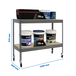 Étagère mobile charge moyenne 75kg - 975x1200x600 - 2 niveaux Gris/Bois - SIMON RACK - 8435104976456