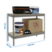 Étagère charge moyenne 500 à 600kg - 900x1200x450 - 2 niveaux Gris/Bois - SIMON RACK - 8435104976555