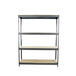 Étagère mobile charge moyenne 400kg - 2000x1800x600 - 4 niveaux Gris/Bois - SIMON RACK - 8435104977323