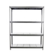 Étagère mobile charge moyenne 400kg - 2000x1200x450 - 4 niveaux Gris - SIMON RACK - 8435104977330