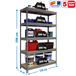 Étagère charge moyenne 300 kg 2000x1200x450 - 5 niveaux Gris/Bois - SIMON RACK - 8435104977415