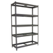 Étagère mobile charge moyenne 400kg - 2000x1800x450 - 5 niveaux Gris - SIMON RACK - 8435104977576