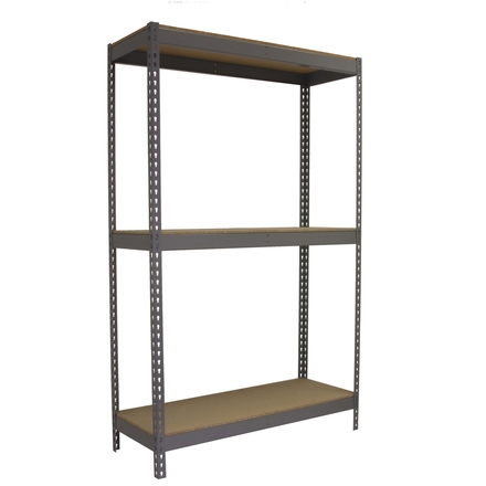 Étagère mobile charge moyenne 400kg - 2000x1500x450 - 3 niveaux Gris/Bois - SIMON RACK - 8435104977613