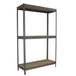 Étagère mobile charge moyenne 400kg - 2000x1500x450 - 3 niveaux Gris/Bois - SIMON RACK - 8435104977613