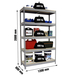 Étagère mobile charge moyenne 400kg - 2000x1200x600 - 5 niveaux Gris/Bois - SIMON RACK - 8435104977668