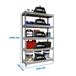 Étagère mobile charge moyenne 400kg - 2000x1500x450 - 5 niveaux Gris/Bois - SIMON RACK - 8435104977675