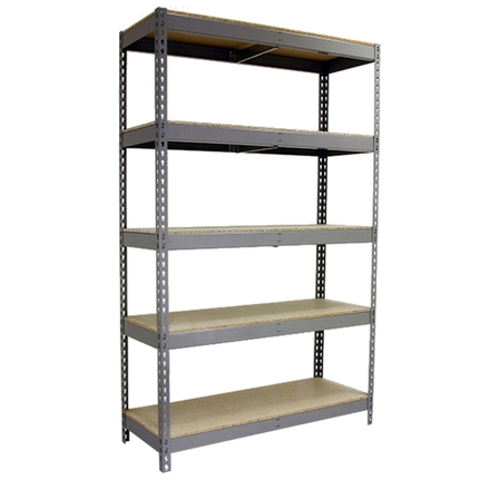 Étagère mobile charge moyenne 400kg - 2000x1500x600 - 5 niveaux Gris/Bois - SIMON RACK - 8435104977682