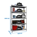 Étagère mobile charge moyenne 400kg - 2000x1200x450 - 4 niveaux Gris - SIMON RACK - 8435104977774