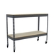 Étagère mobile charge moyenne 75kg - 975x1200x750 - 2 niveaux Gris/Bois - SIMON RACK - 8435104977873