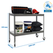 Étagère mobile charge moyenne 75kg - 975x1200x450 - 2 niveaux Gris - SIMON RACK - 8435104977897