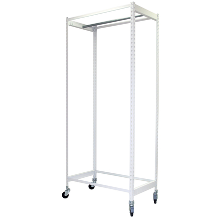 Rayonnage pour vêtements 1575x1200x500 - 1 niveau Blanc - SIMON RACK - 8435104978467