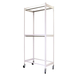 Rayonnage pour vêtements 2575x900x750 - 2 niveaux Blanc - SIMON RACK - 8435104978580