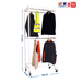 Rayonnage pour vêtements 2575x900x750 - 2 niveaux Blanc - SIMON RACK - 8435104978580