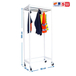 Rayonnage pour vêtements 3075x900x500 - 1 niveau Blanc - SIMON RACK - 8435104978641