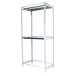 Rayonnage pour vêtements 3000x900x750 - 2 niveaux Blanc - SIMON RACK - 8435104978658