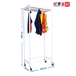 Rayonnage pour vêtements 3075x1200x500 - 1 niveau Blanc - SIMON RACK - 8435104978689