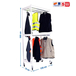 Rayonnage pour vêtements 3075x1200x750 - 2 niveaux Blanc - SIMON RACK - 8435104978702