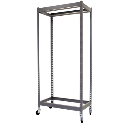 Rayonnage pour vêtements 2075x1500x600 - 1 niveau Gris - SIMON RACK - 8435104978726