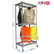 Rayonnage pour vêtements 75x1500x750 - 2 niveaux Gris - SIMON RACK - 8435104978740