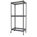 Rayonnage pour vêtements 3075x1500x750 - 2 niveaux Gris - SIMON RACK - 8435104978825