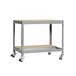 Kit établi mobile Bricolage - 917x1510x760 - 2 niveaux Gris/Bois - SIMON RACK - 8435104984420