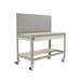 Kit établi mobile Bricolage - 1520x910x610 - 2 niveaux Gris/Bois - SIMON RACK - 8435104984857