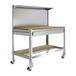 Kit établi mobile Bricolage - 1520x910x610 - 3 niveaux Bois - SIMON RACK - 8435104985083