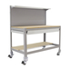 Kit établi mobile Bricolage - 1520x1510x610 - 3 niveaux Gris/Bois - SIMON RACK - 8435104985151