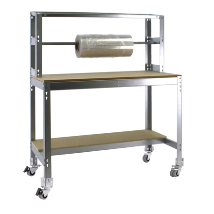 Kit établi mobile Bricolage - 1520x910x760 - 3 niveaux Bois - SIMON RACK - 8435104985175