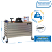 Kit établi mobile Bricolage - 917x910x610 - 1 niveau Bois - SIMON RACK - 8435104985359