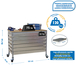 Kit établi mobile Bricolage - 917x1510x760 - 1 niveau Gris/Bois - SIMON RACK - 8435104985403