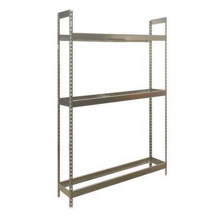 Rayonnage pour garage auto - 2000x1200x450 - 3 niveaux Galvanisé - SIMON RACK - 8435104986196