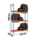 Rayonnage pour garage auto - 2000x1200x450 - 3 niveaux Bleu/Orange - SIMON RACK - 8435104986202