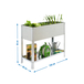 Jardinière extérieure - 850x1200x600 - 2 niveaux Galvanisé - SIMON RACK - 8435104986523