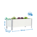 Jardinière extérieure - 410x1200x1200 - 1 niveau Gris - SIMON RACK - 8435104986721