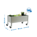 Jardinière mobile extérieure - 485x900x600 - 1 niveau Galvanisé - SIMON RACK - 8435104986868