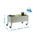 Jardinière mobile extérieure - 485x1200x400 - 1 niveau Galvanisé - SIMON RACK - 8435104986875