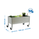 Jardinière mobile extérieure - 485x1200x600 - 1 niveau Galvanisé - SIMON RACK - 8435104986882