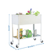 Jardinière mobile extérieure - 925x900x400 - 2 niveaux Galvanisé - SIMON RACK - 8435104986905
