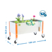 Jardinière mobile extérieure - 485x1200x600 - 1 niveau Orange/Galvanisé - SIMON RACK - 8435104987049