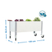 Jardinière mobile extérieure - 485x1200x600 - 1 niveau Gris/Galvanisé - SIMON RACK - 8435104987124