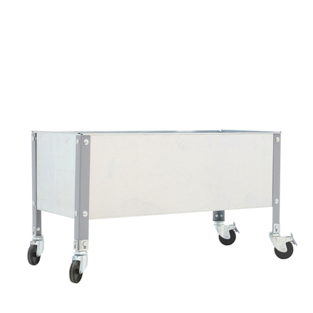 Jardinière mobile extérieure - 485x1200x1200 - 1 niveau Gris/Galvanisé - SIMON RACK - 8435104987131