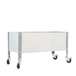 Jardinière mobile extérieure - 485x1200x1200 - 1 niveau Gris/Galvanisé - SIMON RACK - 8435104987131