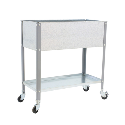 Jardinière mobile extérieure - 925x1200x400 - 2 niveaux Gris - SIMON RACK - 8435104987162