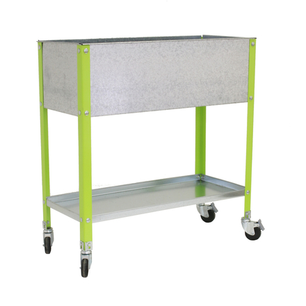 Jardinière mobile extérieure - 925x1200x400 - 2 niveaux Vert - SIMON RACK - 8435104987339